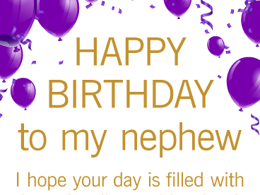 Birthday Message For My Nephew - Happy Birthday Wishes, Memes, SMS & Greeting eCard Images